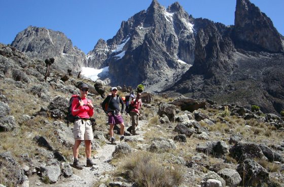 4 Days Mt Kenya climbing: up Naro Moru down Sirimon