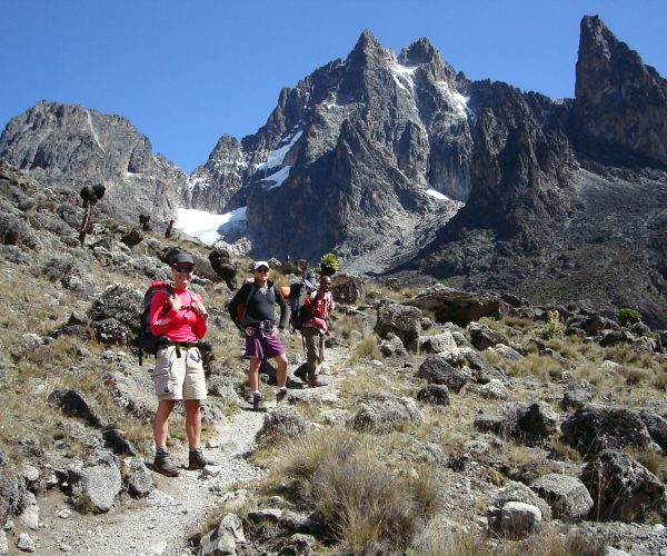 4 Days Mt Kenya climbing: up Naro Moru down Sirimon